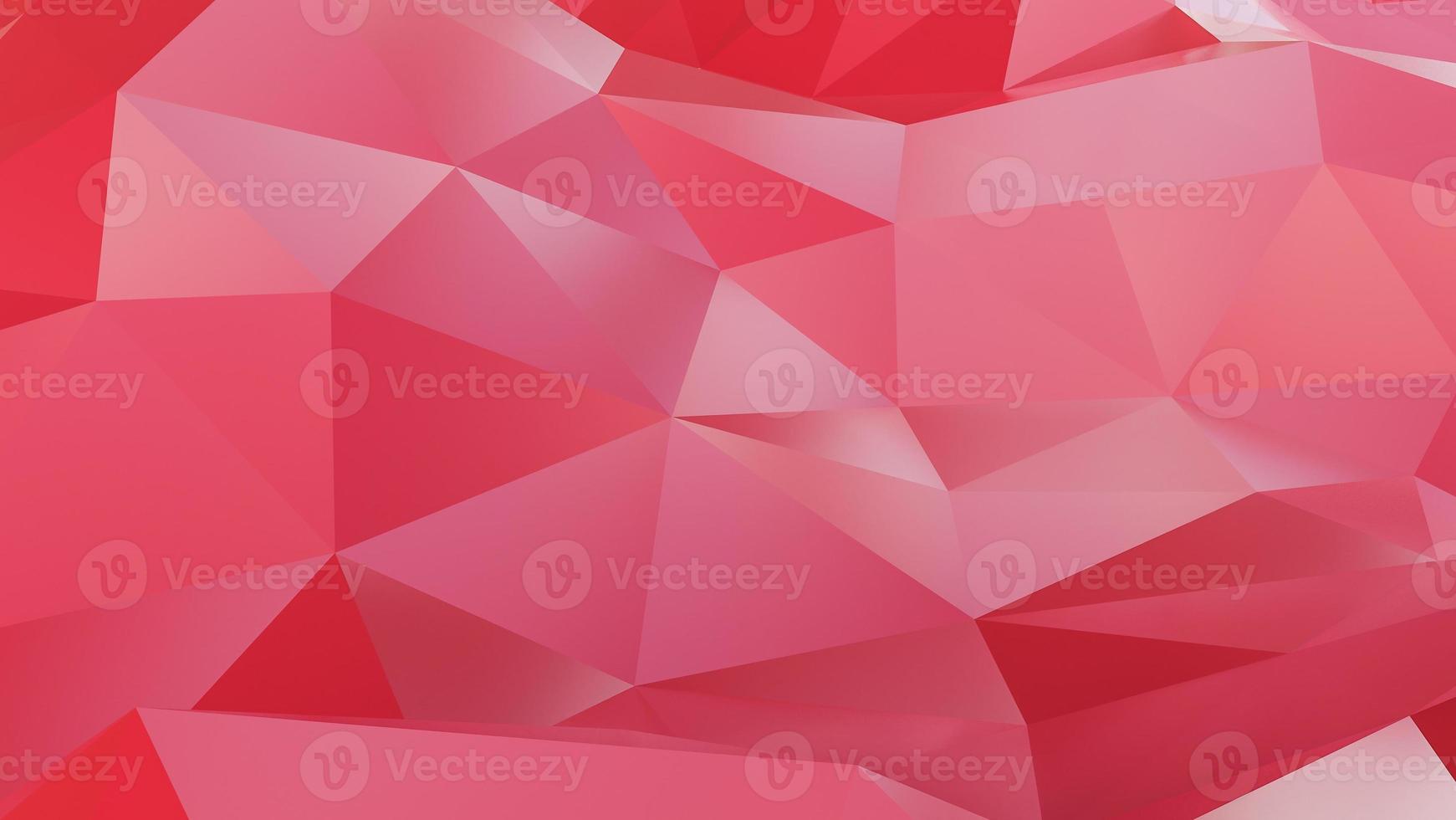 Abstract plexus red geometric shapes texture and background.,3d model and illustration. photo