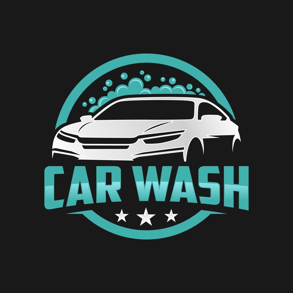 Car wash logo design vector Template
