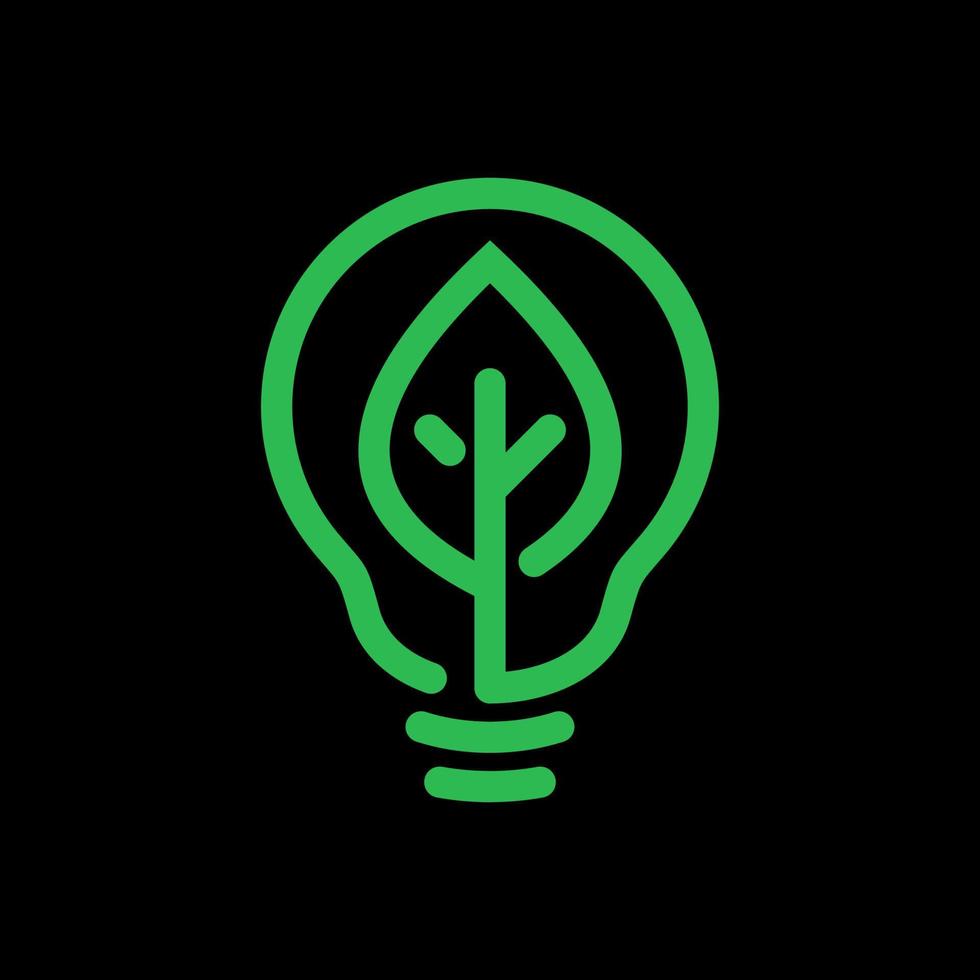 Ecology bulb lamp with leaf logo. Energy saving lamp symbol, icon. Eco Friendly, Eco world, green leaf, energy saving lamp symbol vector