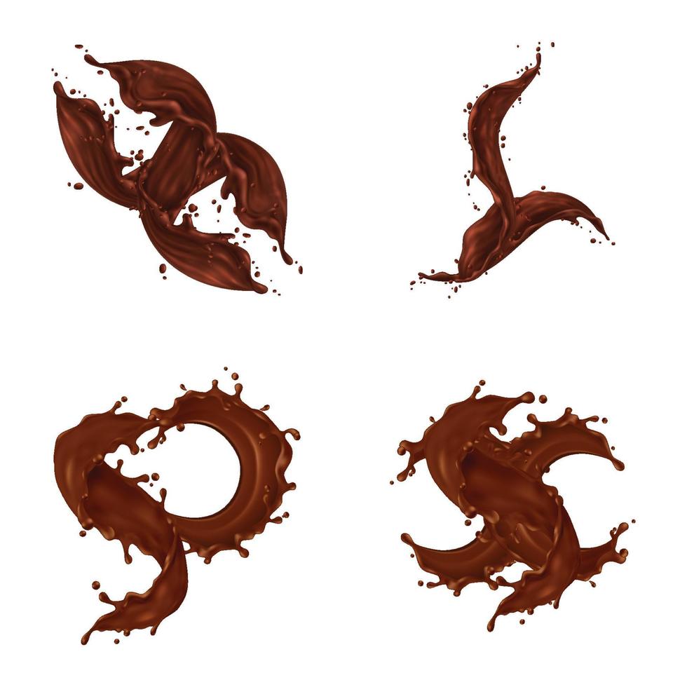 CHOCOLATE LIQUID VECTOR DESIGN, PERFECT FOR ADVERTISING AND VALENTINE'S DAY