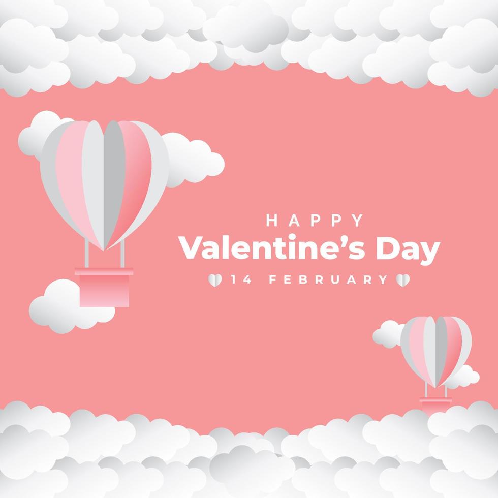 valentines day celebration wallpaper background with full of love and affection vector