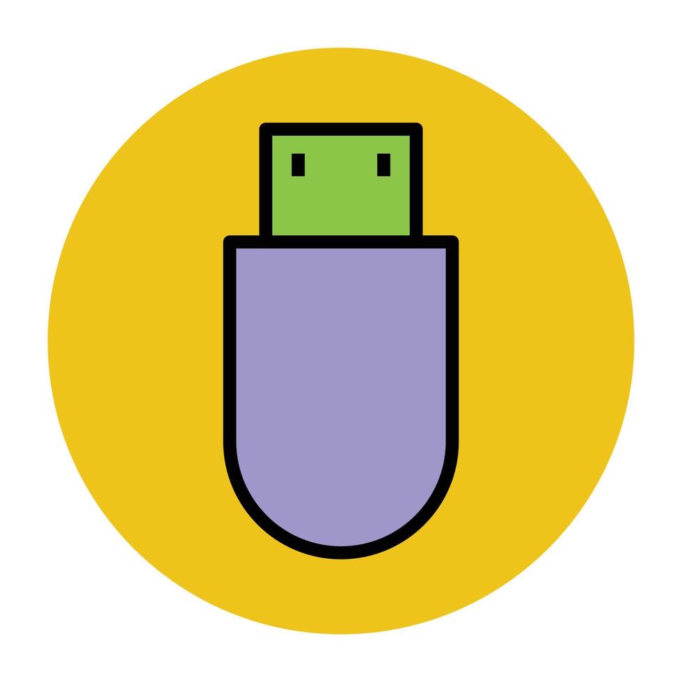 Trendy USB Concepts vector