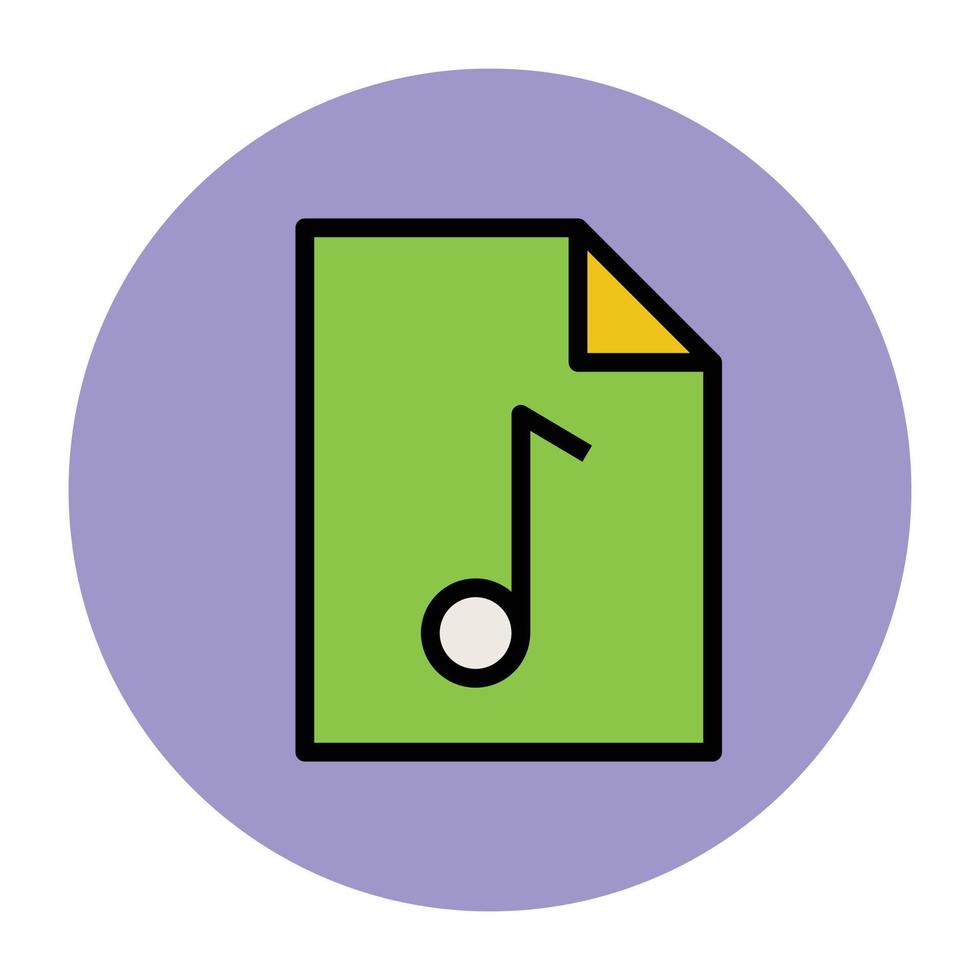 Music File Concepts vector