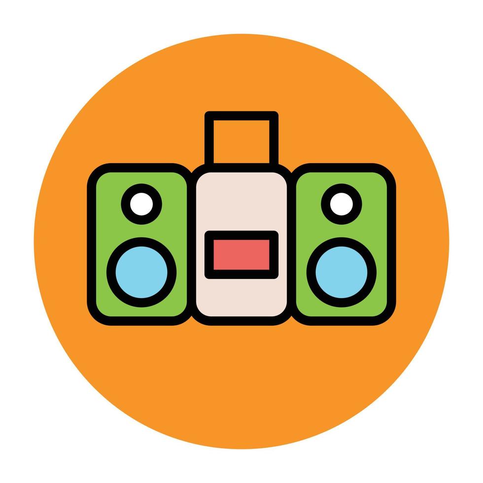 Trendy Stereo Concepts vector