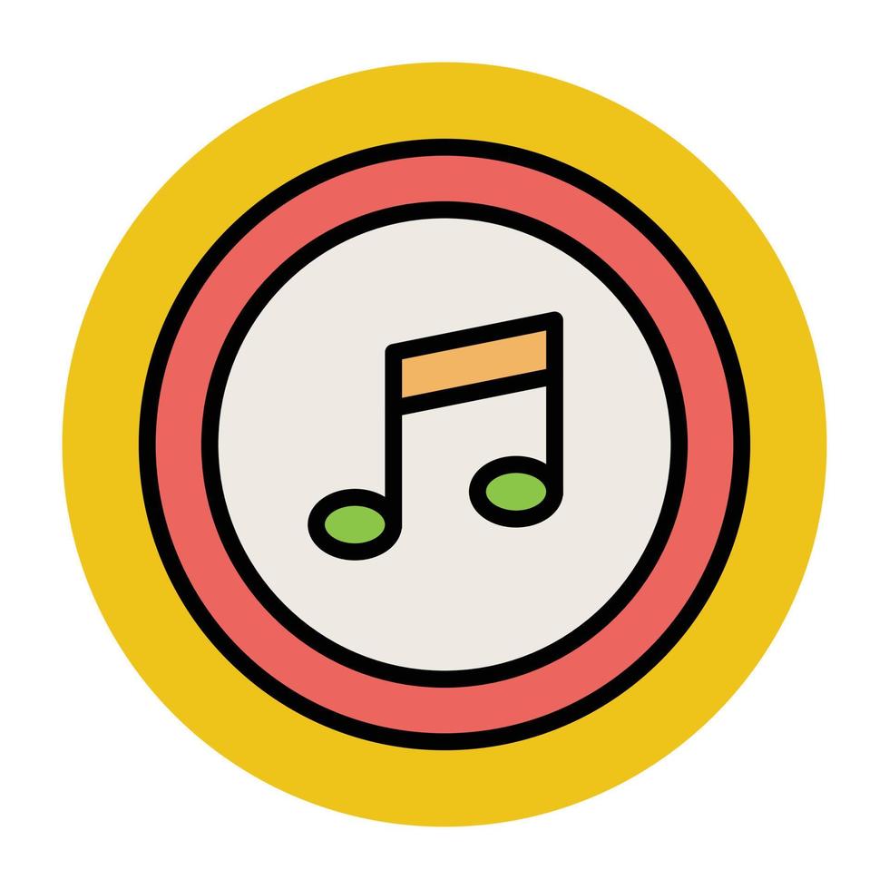 Trendy Music Concepts vector