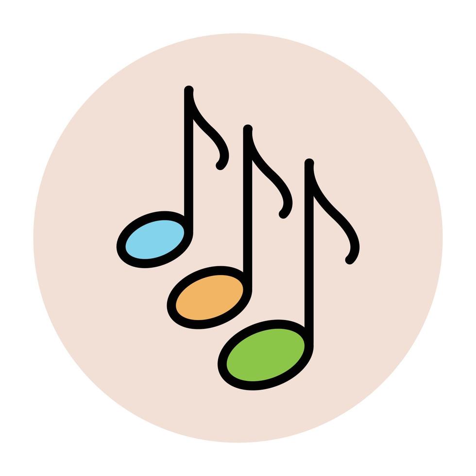 Trendy Music Concepts vector