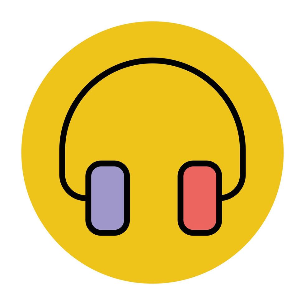Trendy Headphones Concepts vector