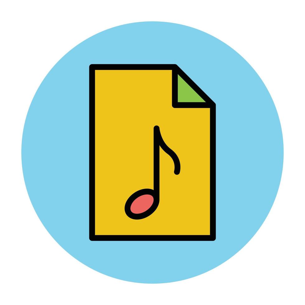 Music File Concerpts vector