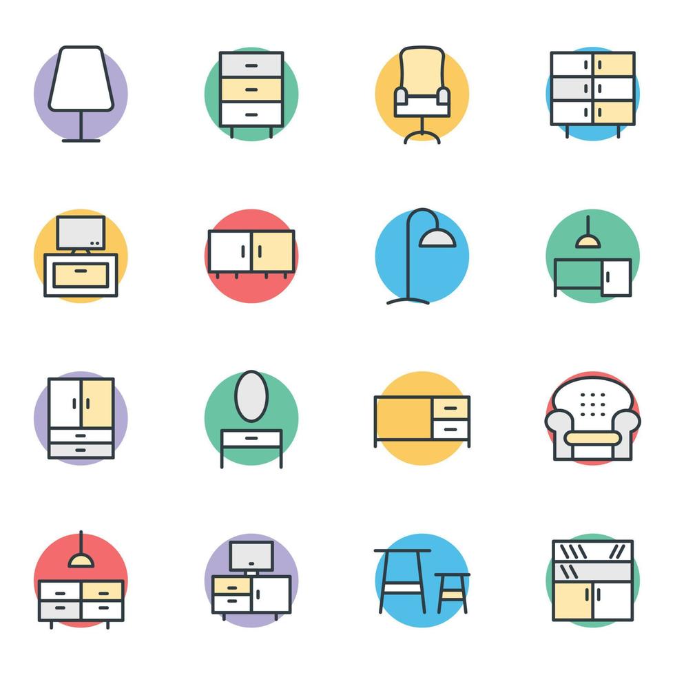 Trendy Furniture Concepts vector