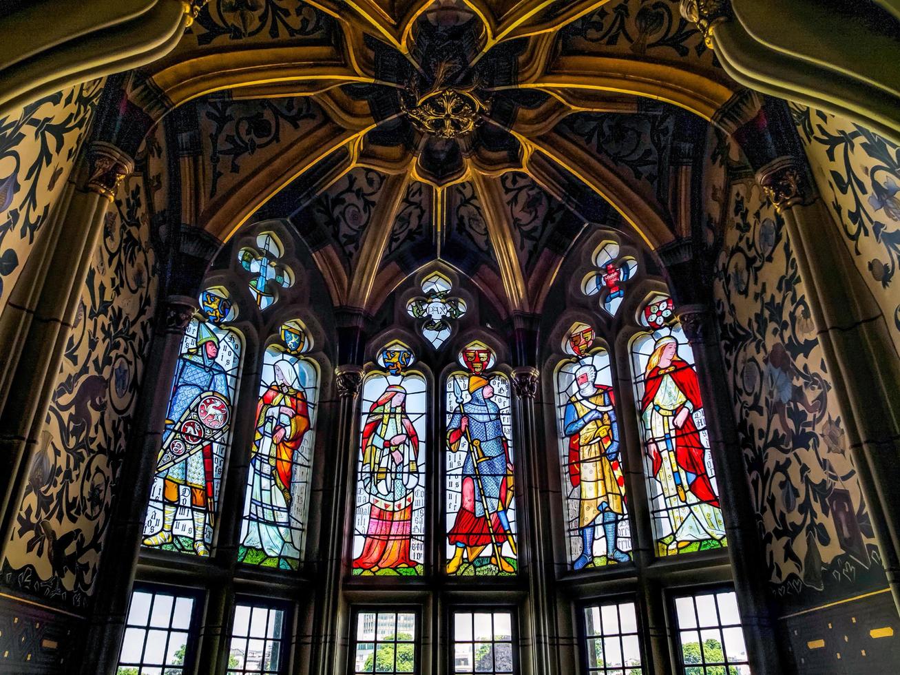 Cardiff, Wales, UK, 2013. Cardiff Castle Apartments photo