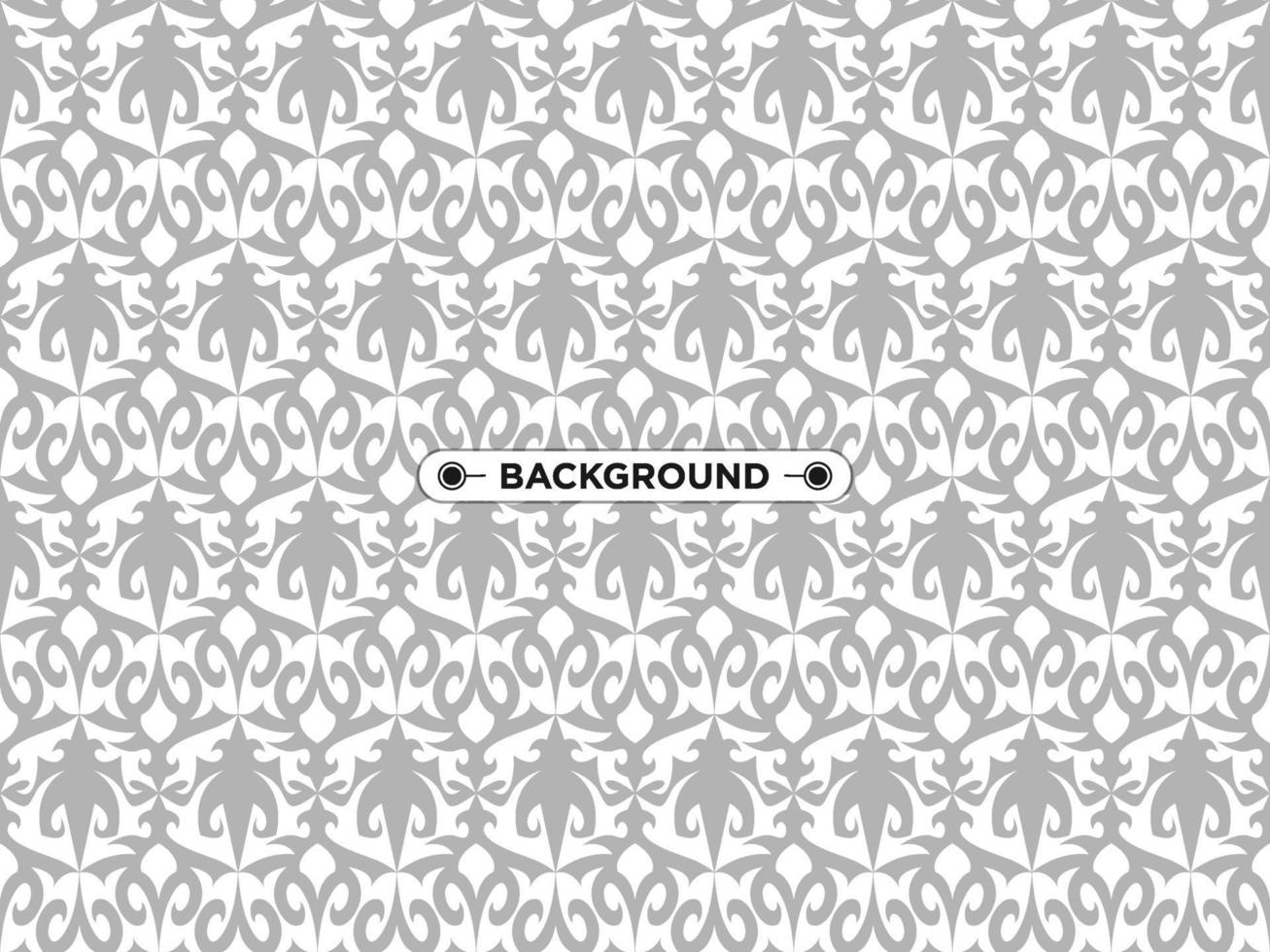 nice ethnic gray seamless pattern vector