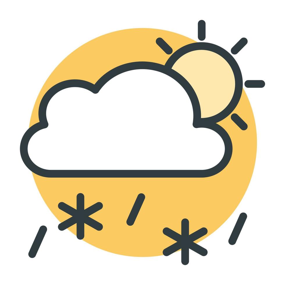 Snowy Day Concepts vector
