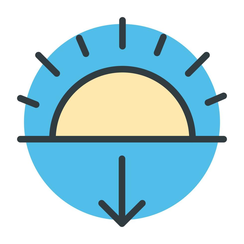 Trendy Sunset Concepts vector