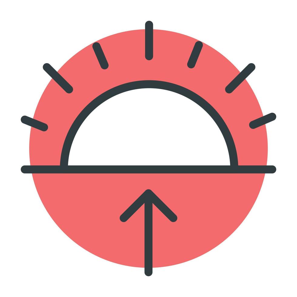 Trendy Sunrise Concepts vector