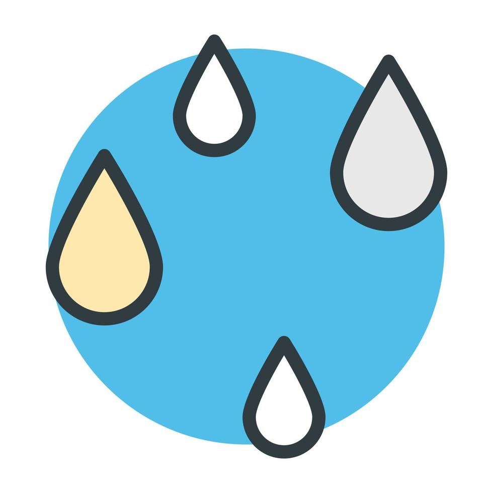 Trendy Raindrops Concepts vector