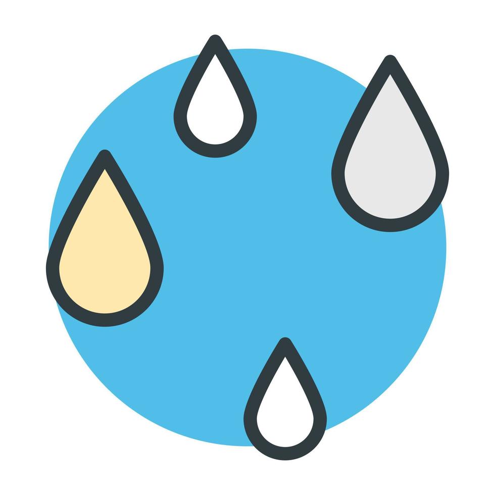 conceptos de moda de las gotas de lluvia vector