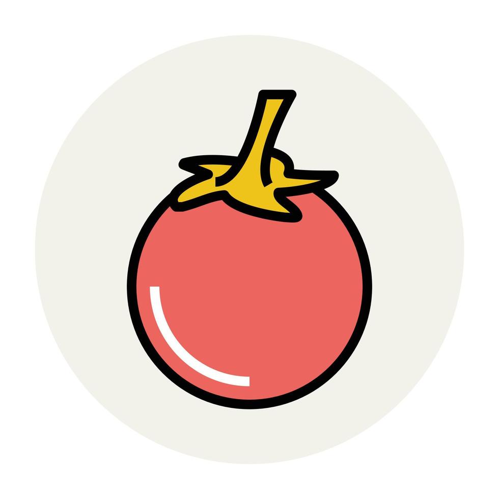 Trendy Persimmon Concepts vector