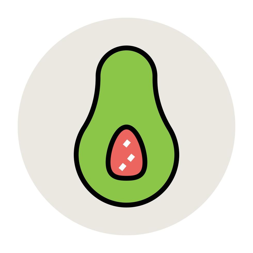 Trendy Avocado Concepts vector