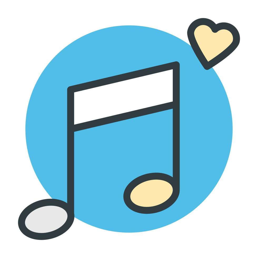 Romantic Music Concepts vector