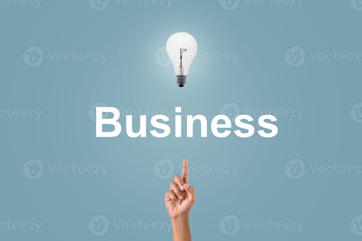 Successful ideas hand In doing business Hand expression concept photo