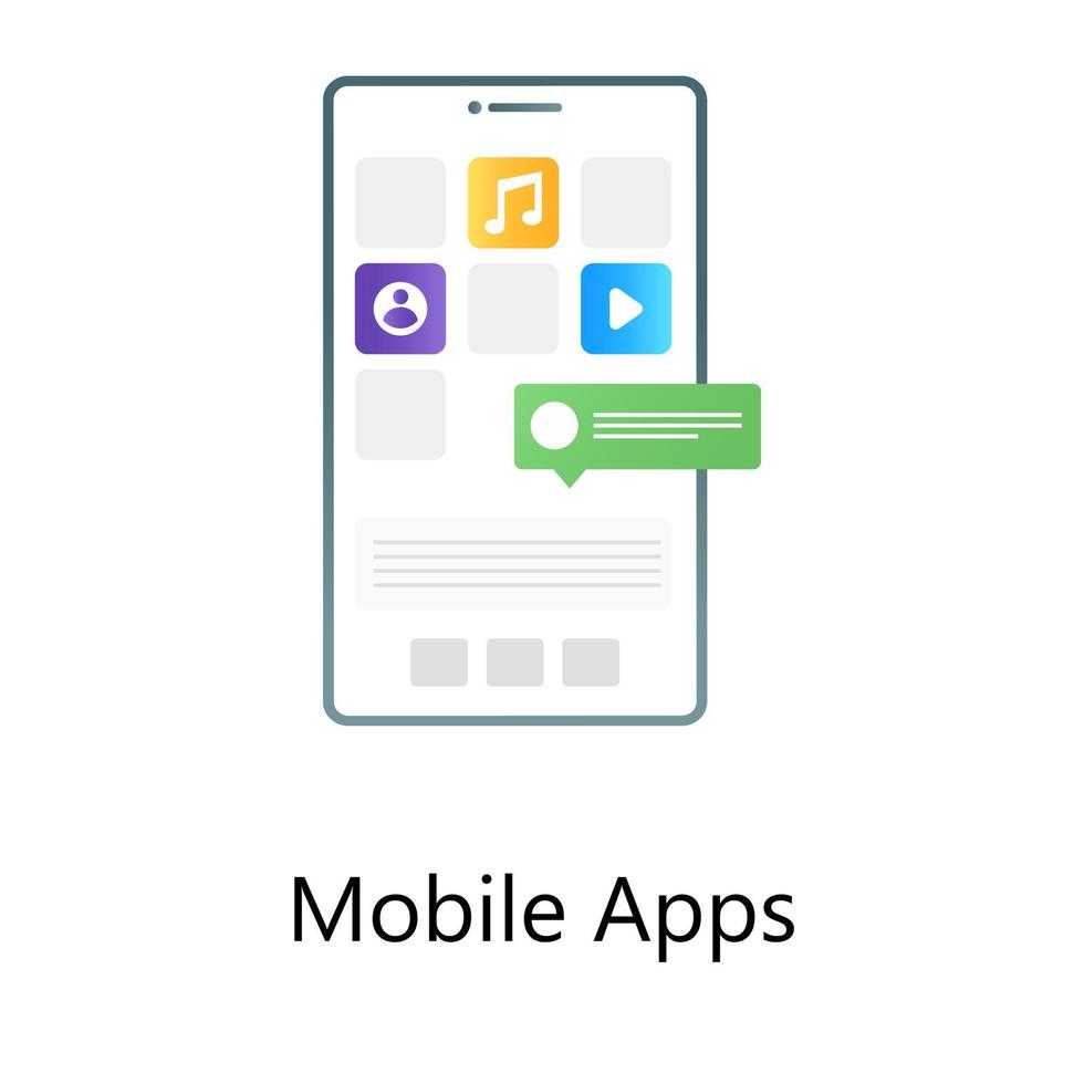 Online media applications, gradient vector of mobile apps