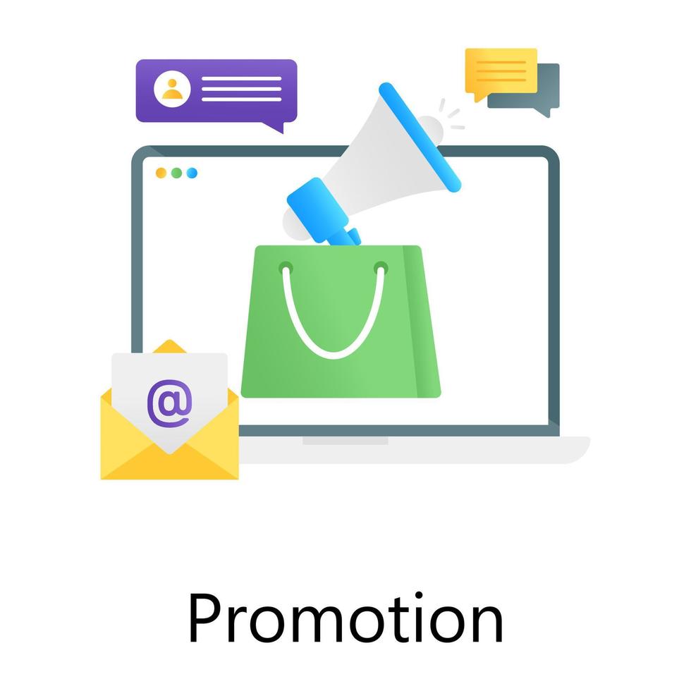 Online shopping marketing, gradient vector of promotion