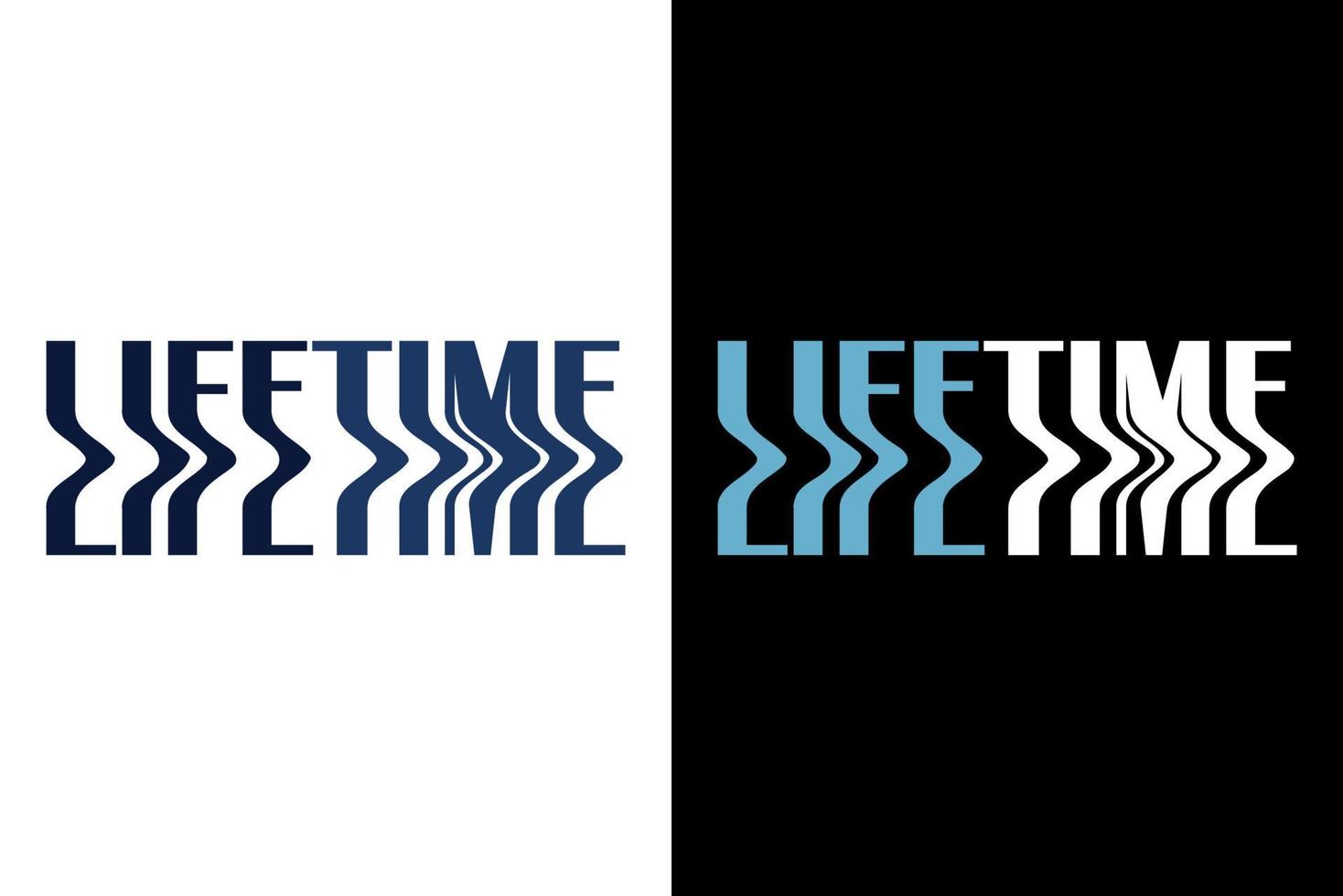 Life Time T-Shirt Design vector