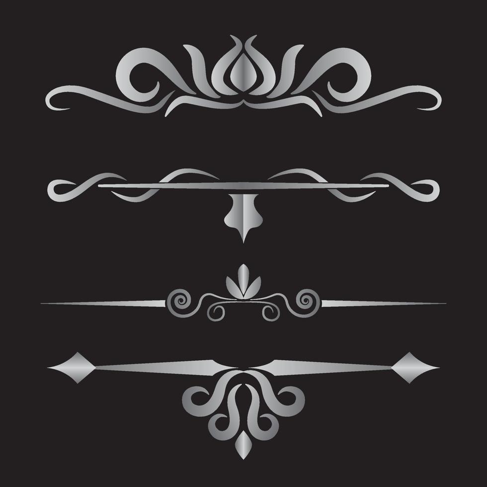 vector illustration, combineable ornament label