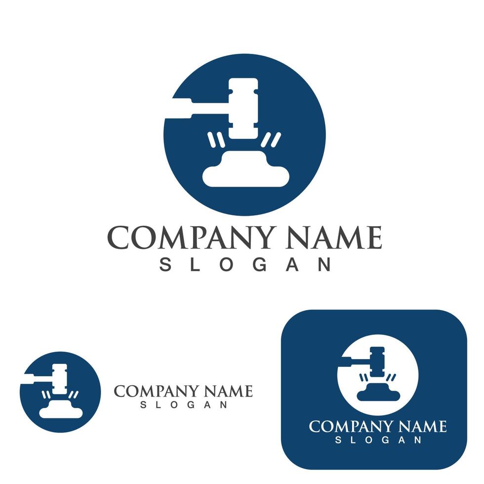 justice law Logo Template vector