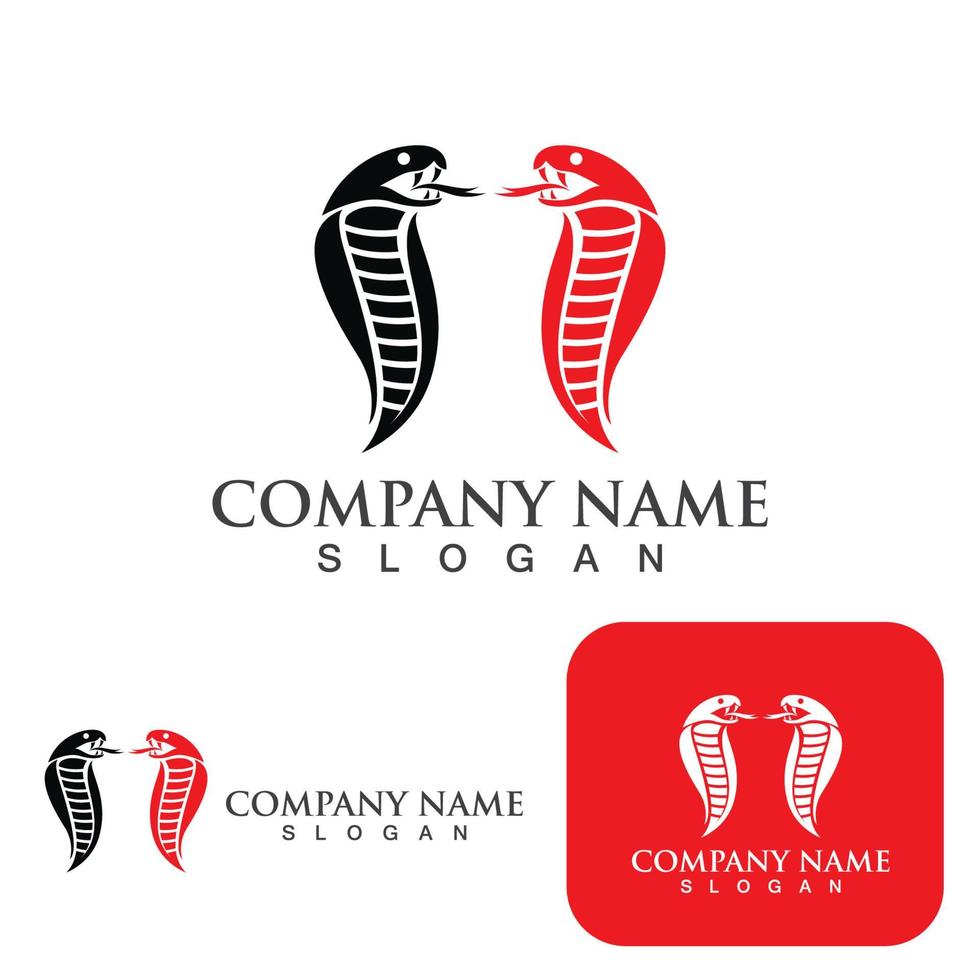 viper snake logo design element. danger snake icon. viper symbol vector