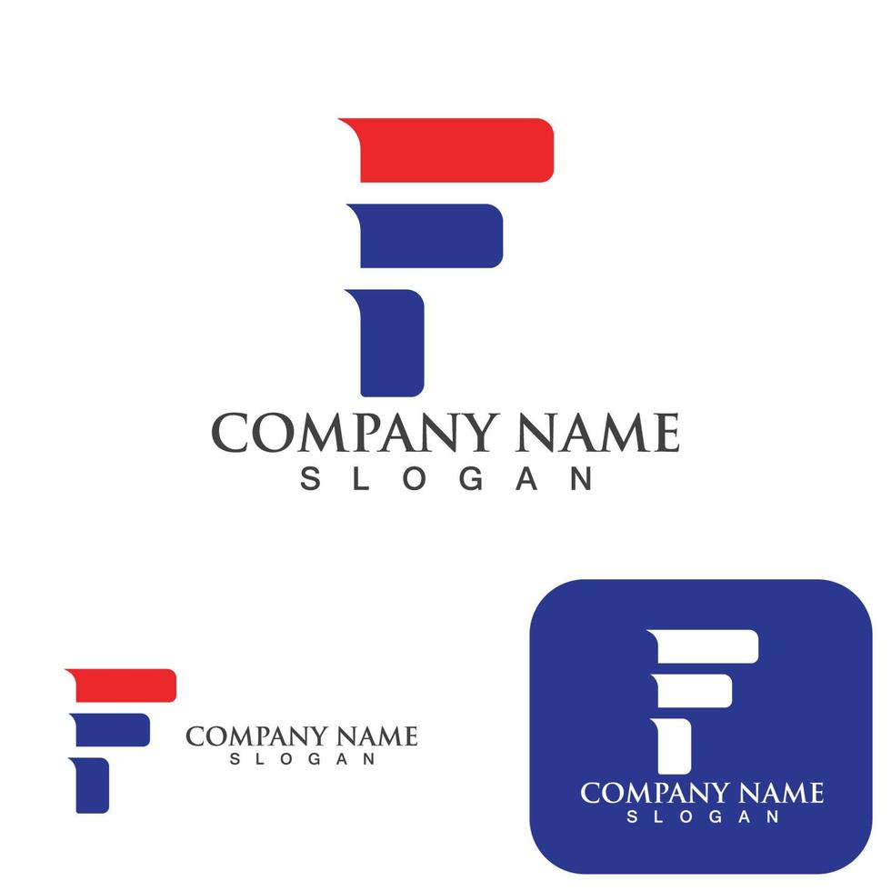 F Letter vector icon
