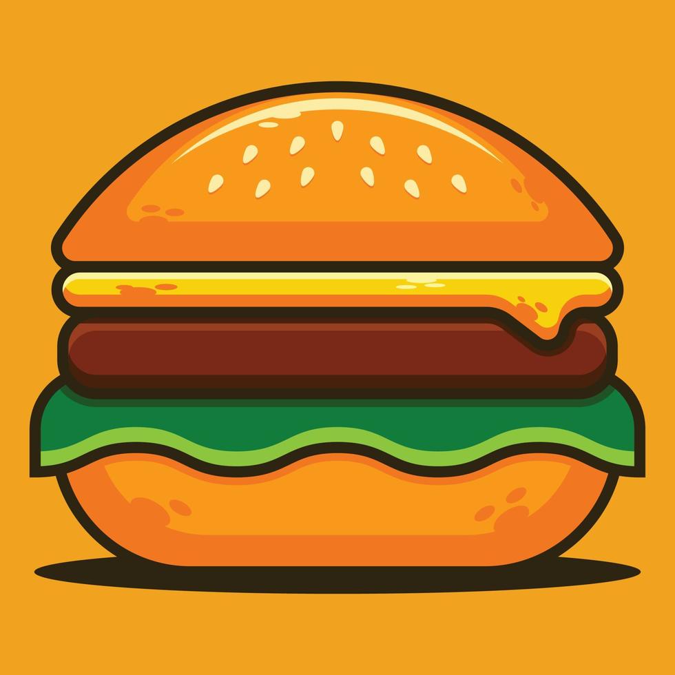 vector hamburger big