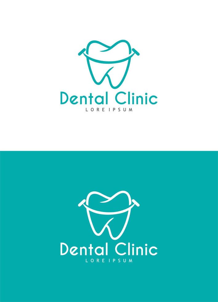 Dental Clinic Logo Design Template vector