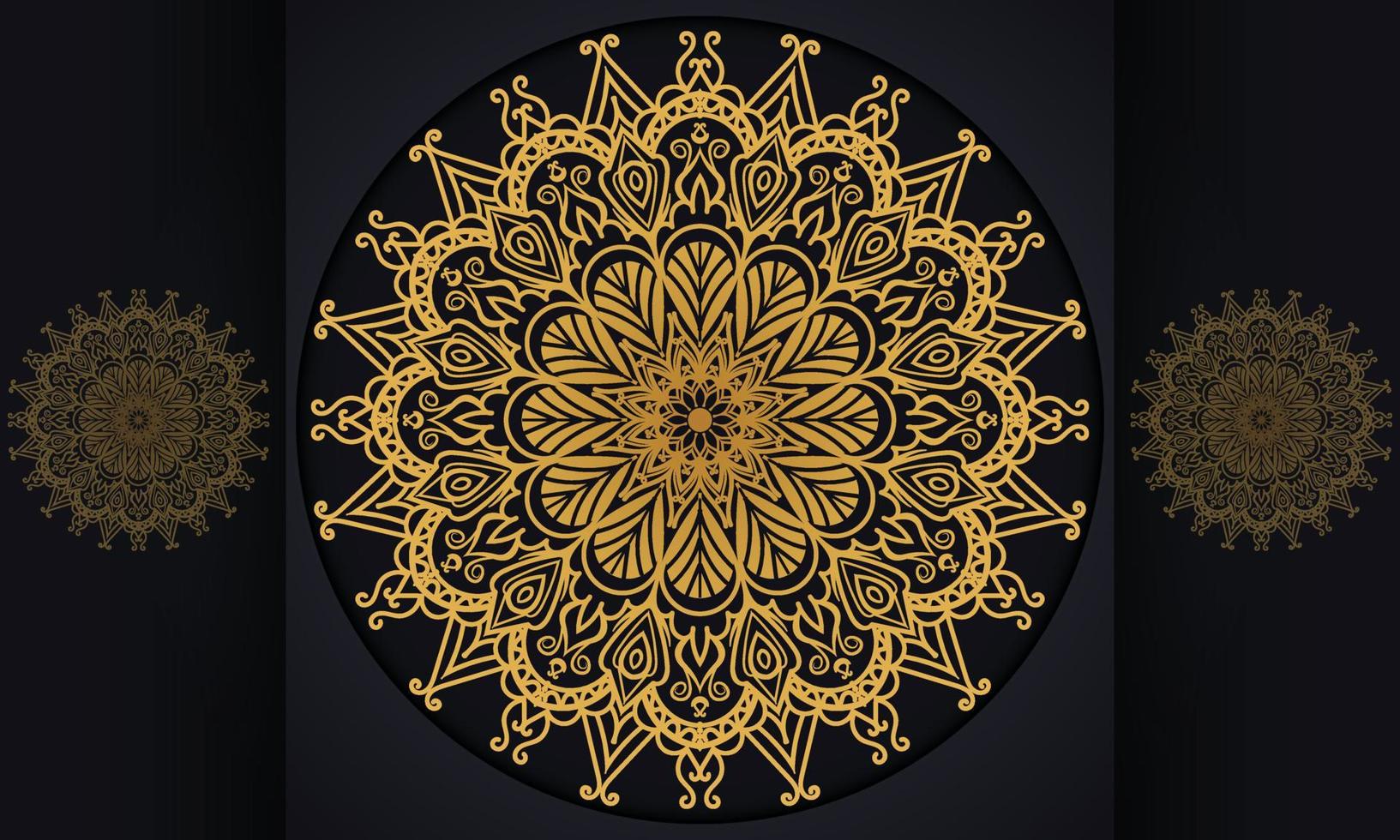 abstract background with ornament. Mandala pattern vector design.