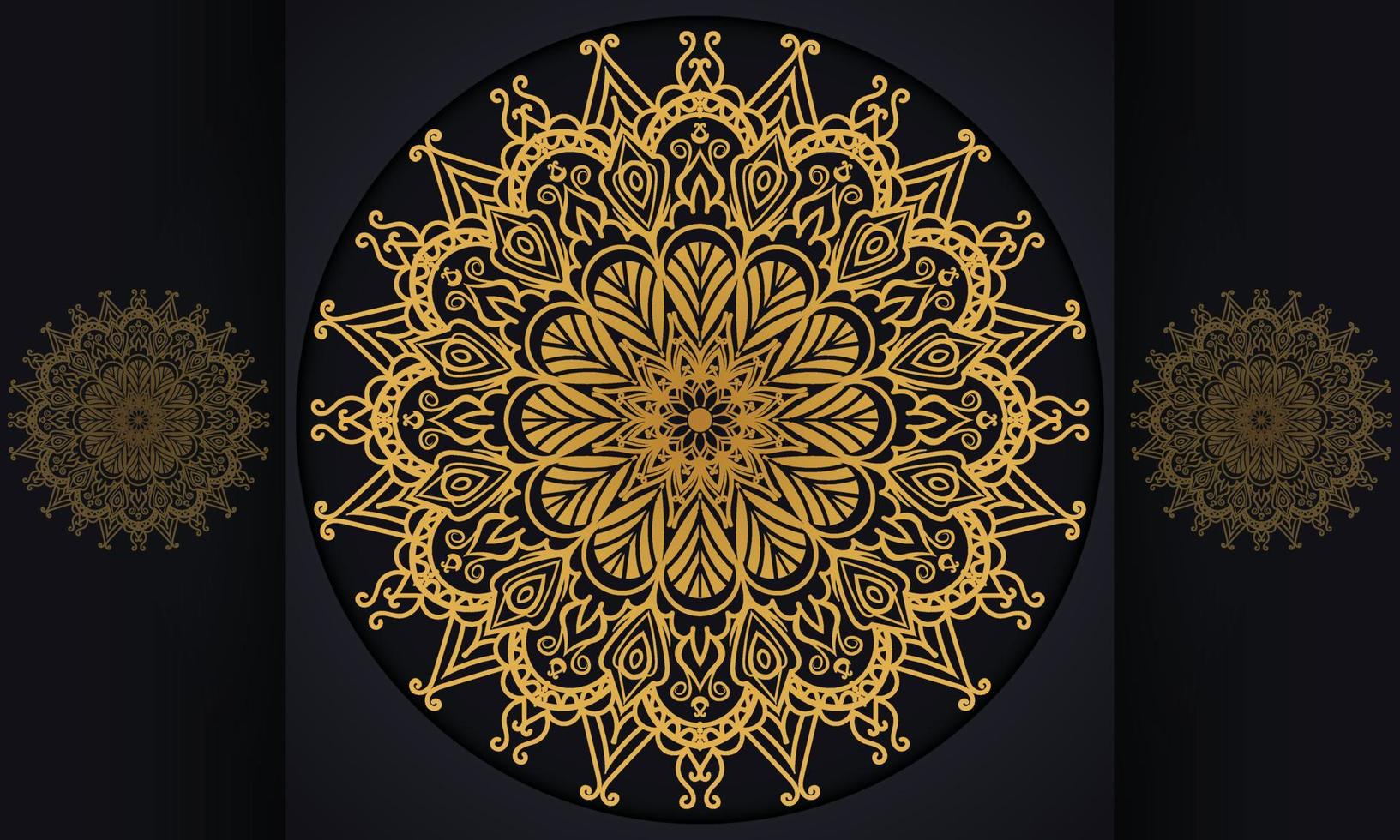 abstract background with ornament. Mandala pattern vector design.