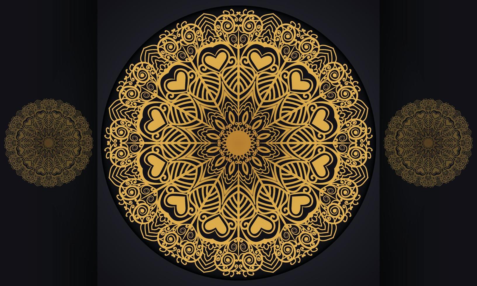 abstract background with ornament. Mandala pattern vector design.