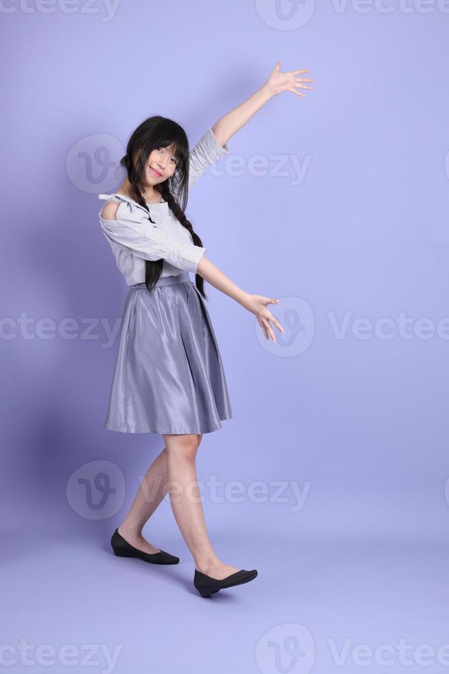 Purple Preppy Girl photo