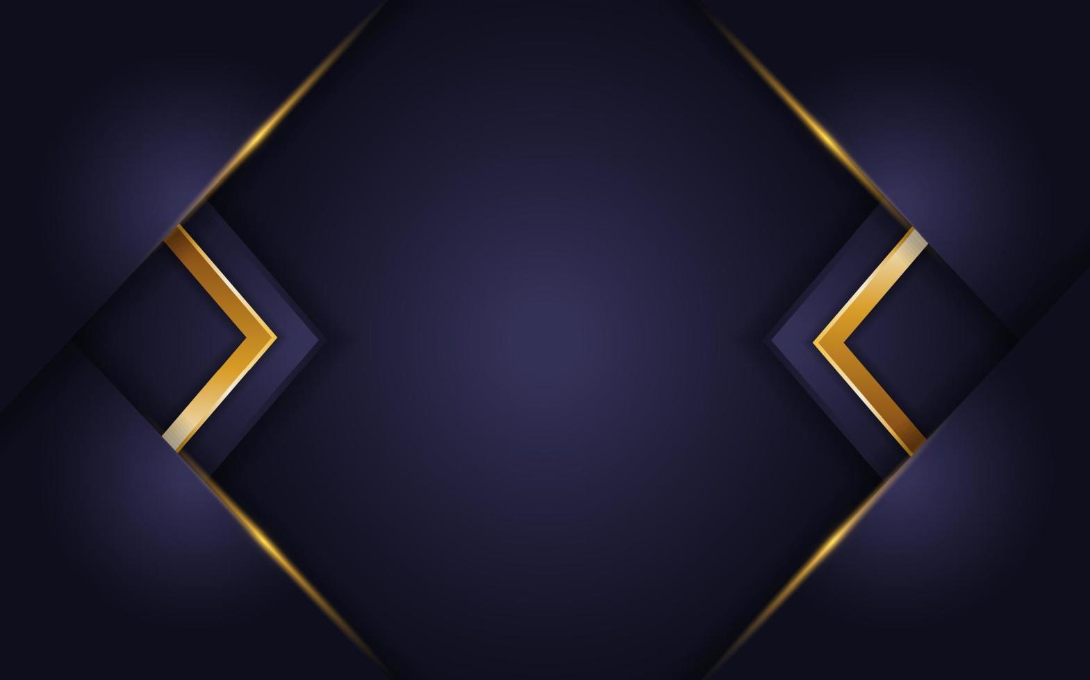 luxurious navy background with golden lines vector