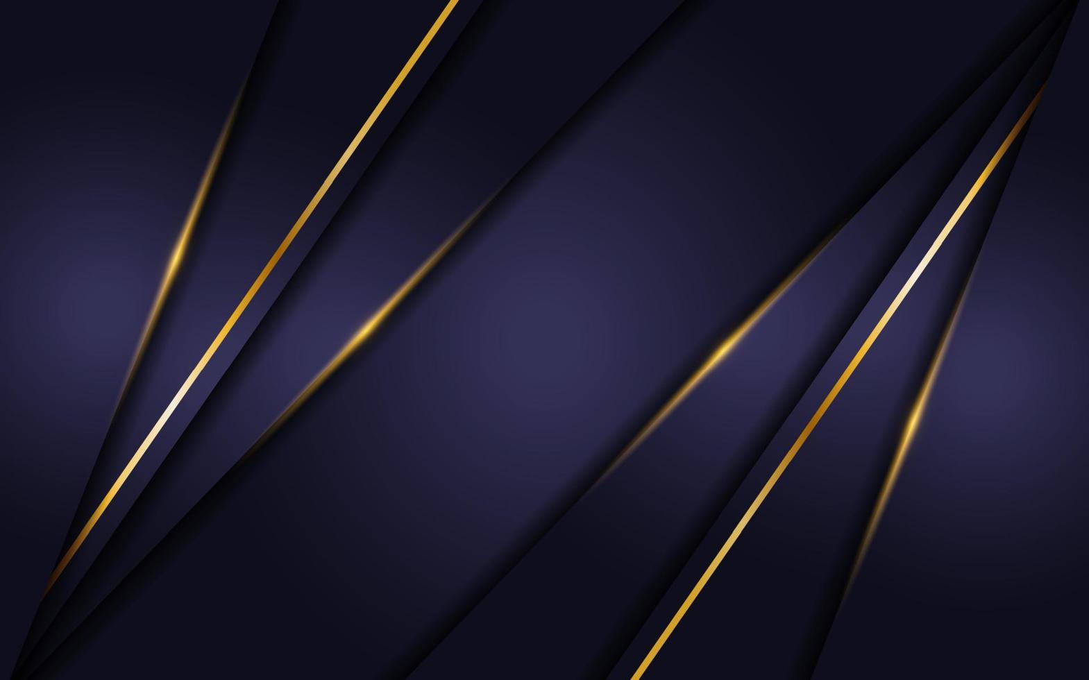 luxurious navy background with golden lines vector