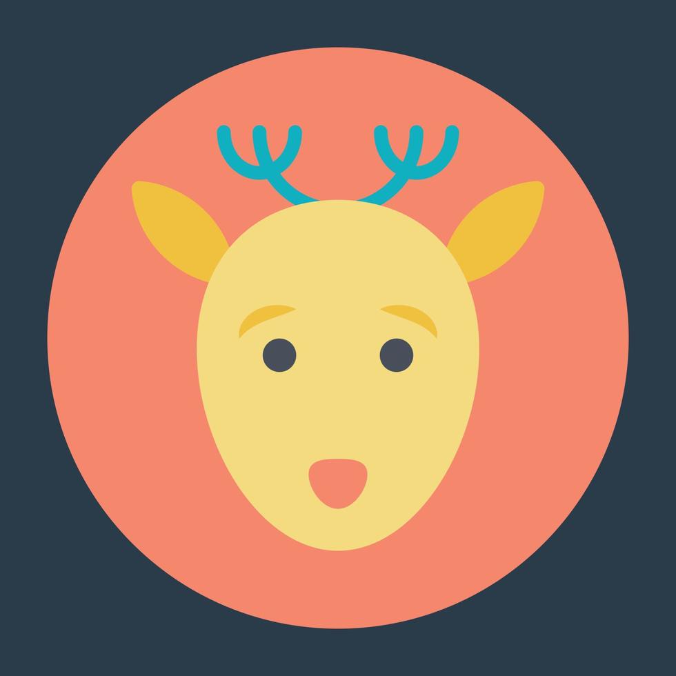 Reindeer Head Concepts vector