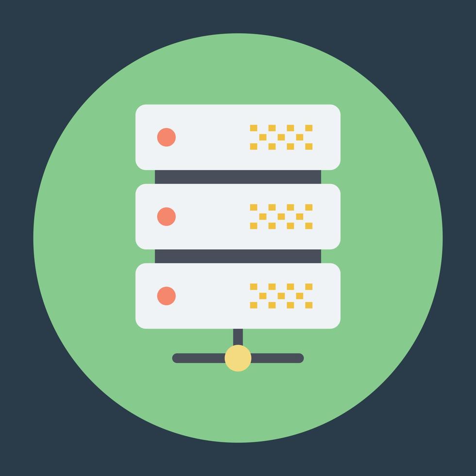 Server Network Concepts vector