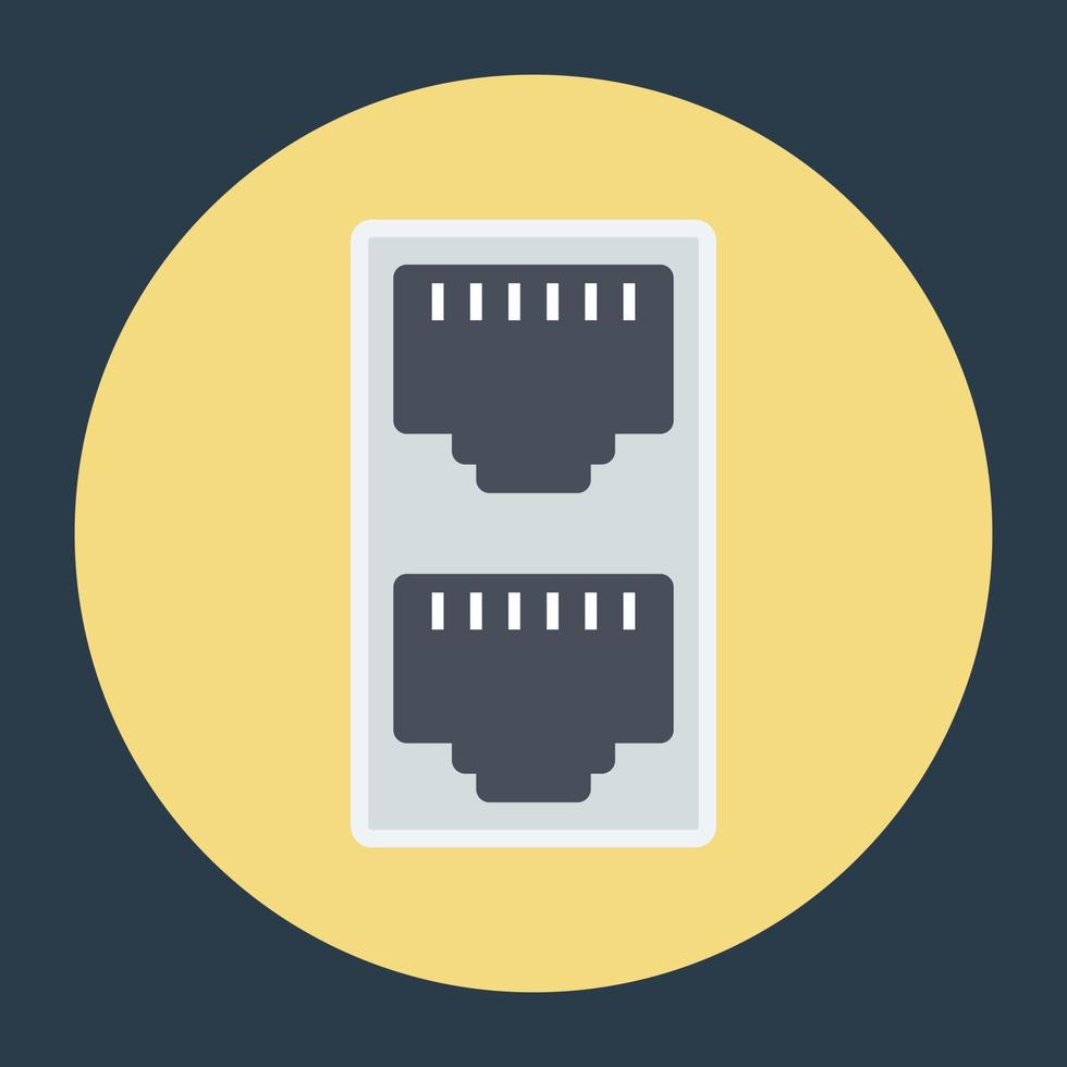 Network Hub Concepts vector