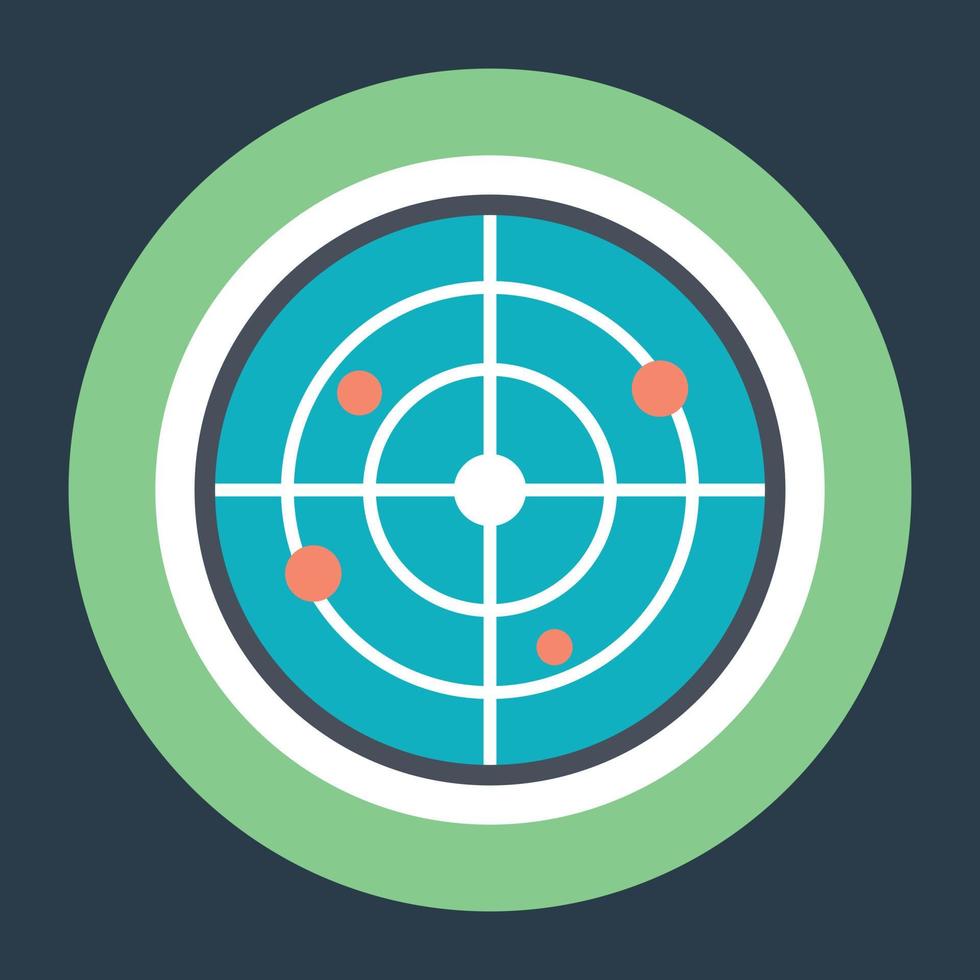 Trendy Radar Concepts vector