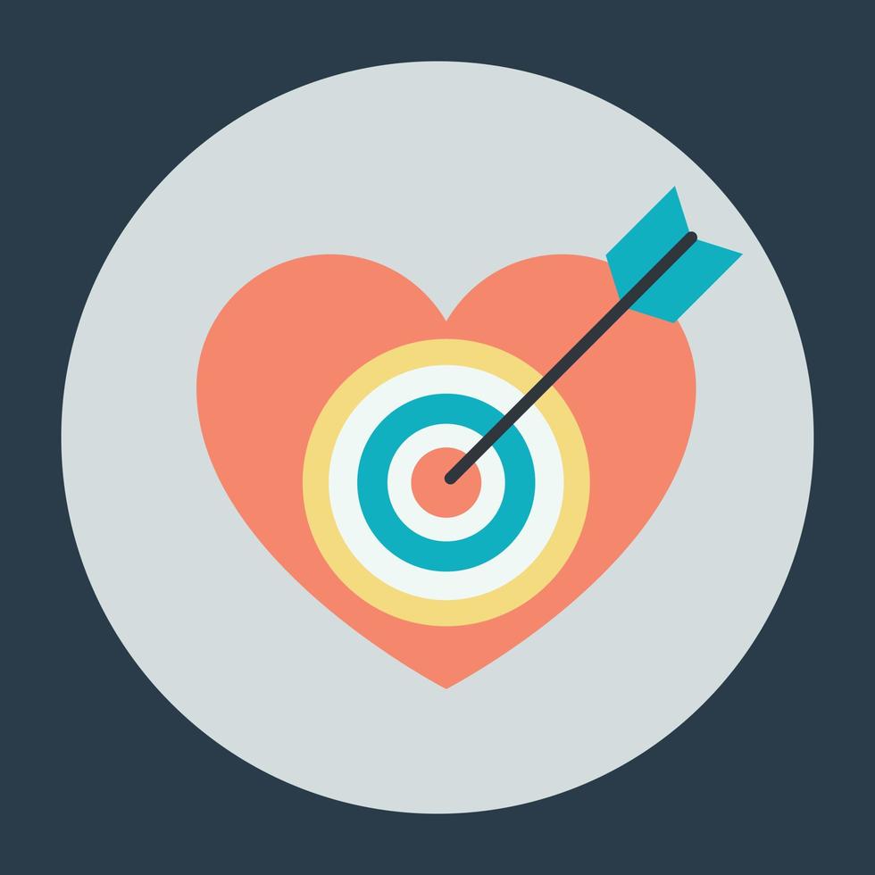 Love Target Concepts vector