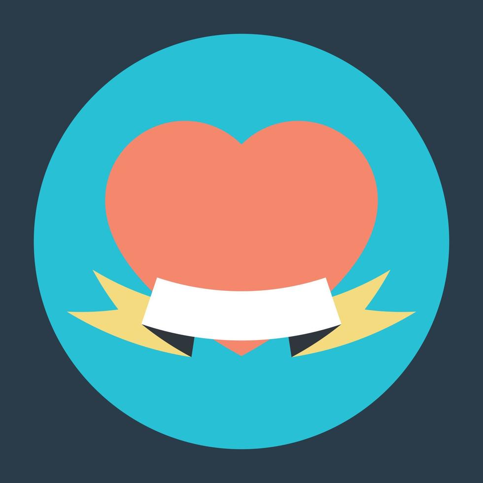 Heart Sticker Concepts vector
