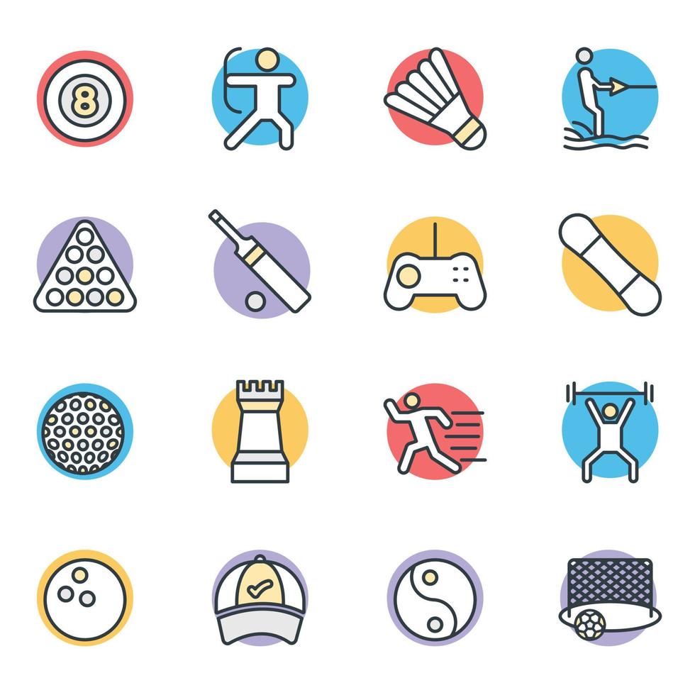 Trendy Player Concepts vector