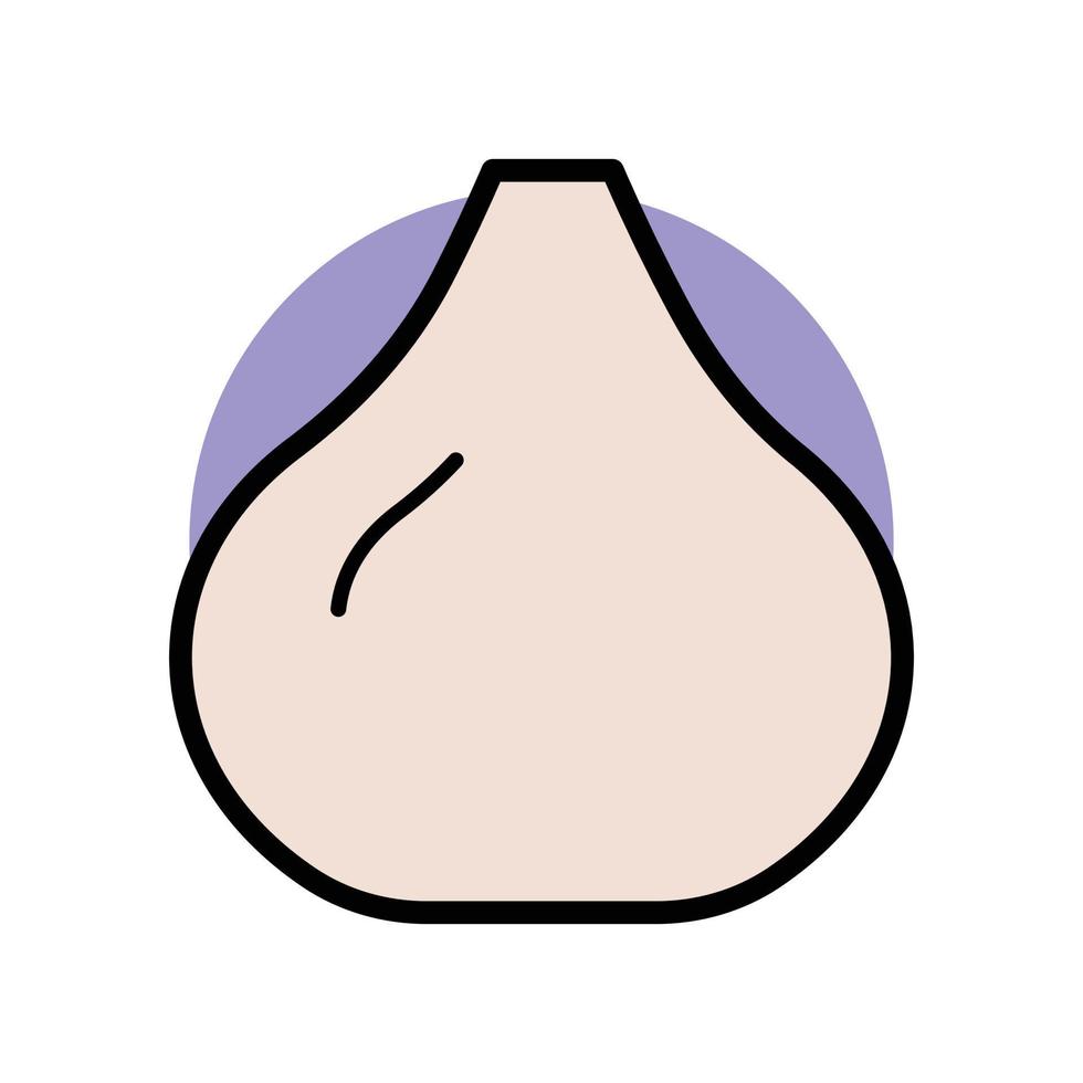 Trendy Garlic Concepts vector