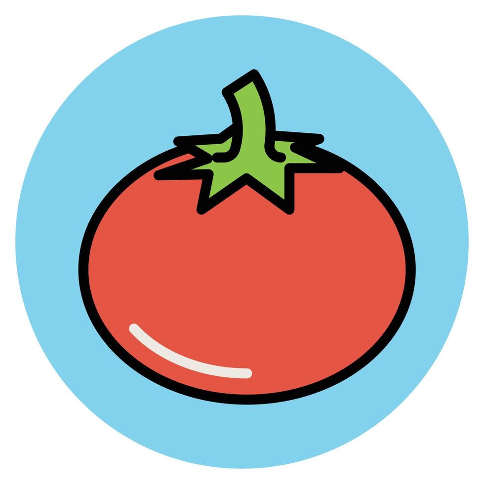 conceptos de tomate de moda vector