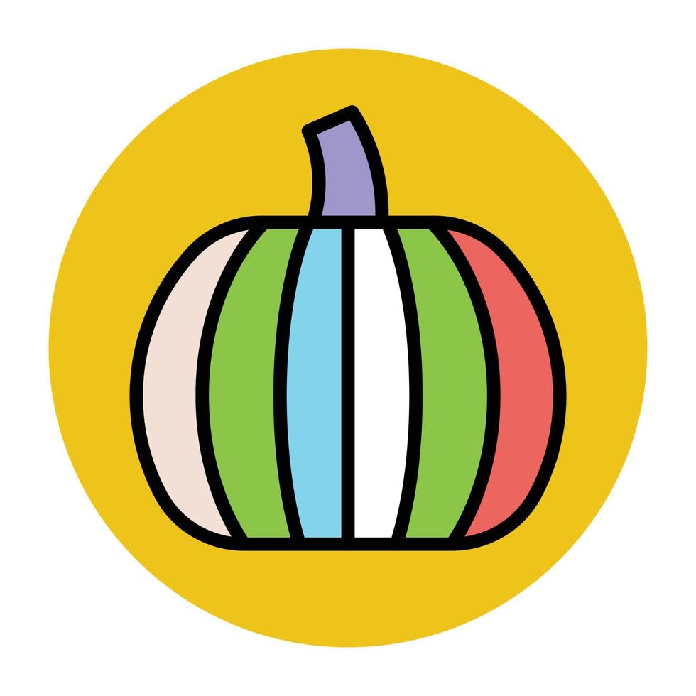 conceptos de calabaza de moda vector