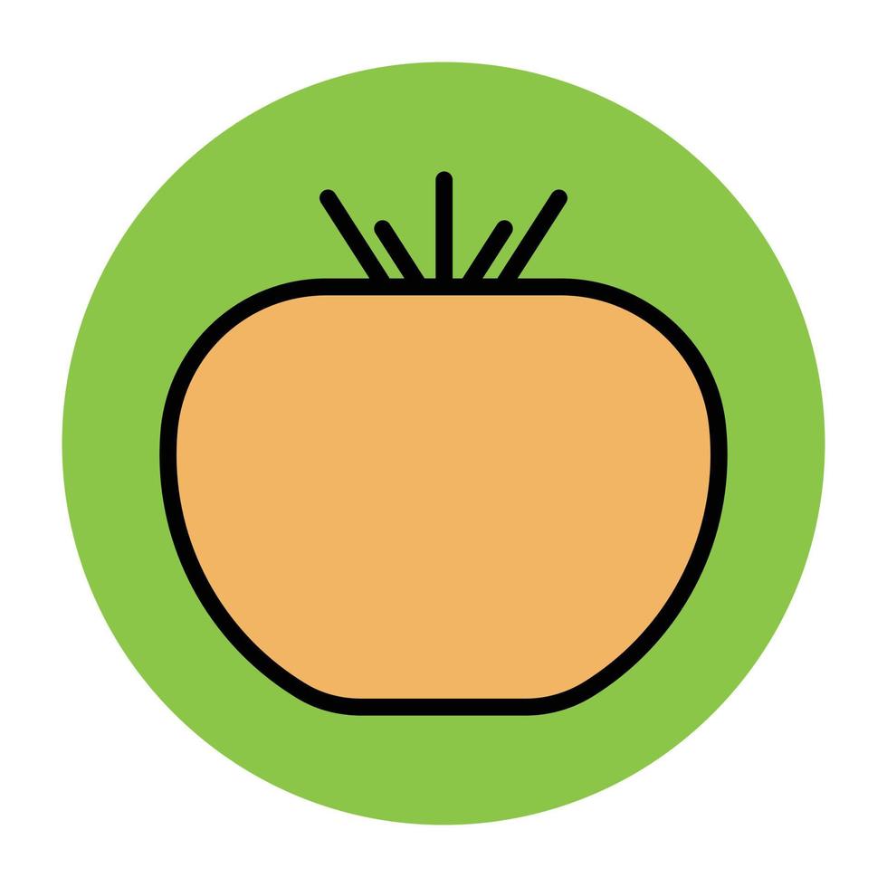 Trendy Persimmon Concepts vector